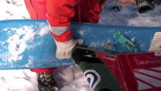 Ice Surfing Bråviken Sweden