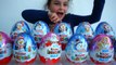 Maxi Kinder Surprise Eggs Disney Frozen Toys Elsa, Anna, Olaf and his friends! Giant Surpr