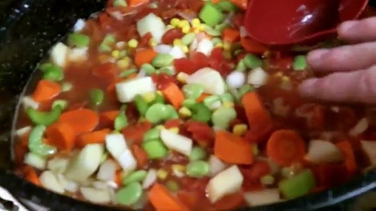 Home Canned Vegetable Soup *Read update in description box*