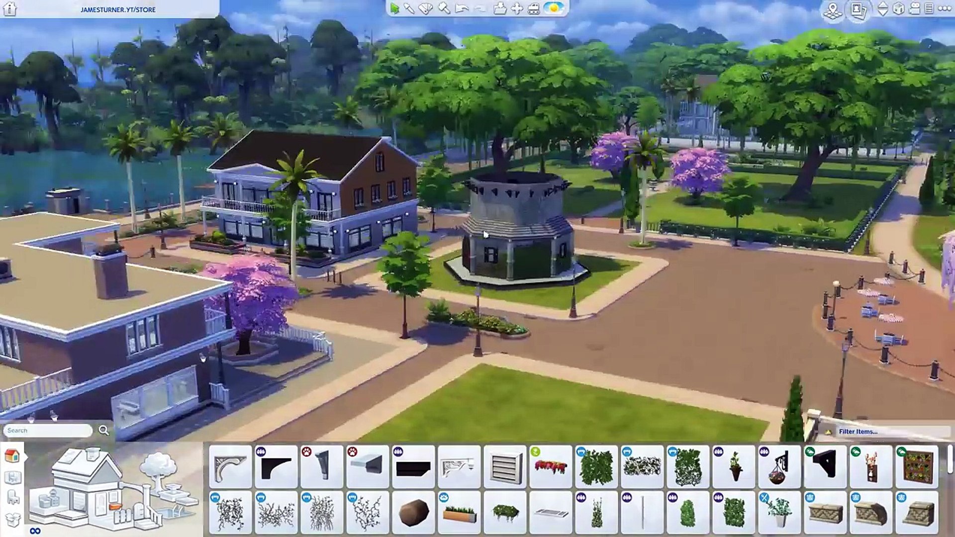 ⁣WIZARD'S TOWER - The Sims 4 Build
