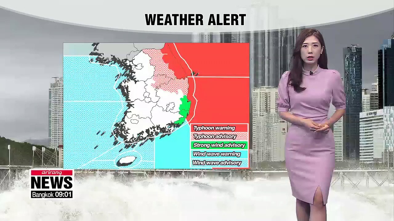 Typhoon Soulik to hit eastern parts of Gangwon-do Province