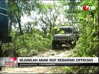 Seru! Anak-anak SD Ini Ikuti Kegiatan Off-road