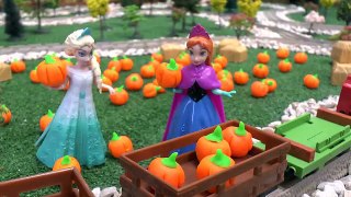 Pumpkin Halloween Play Doh Frozen Thomas & Friends Accident Diggin Rigs Rescue Elsa Prince