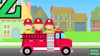 ABC Fire Engine Song Nursery Rhyme Lullaby for Kids & Babies (5 Minute Loop)