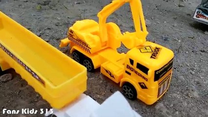 Mainan Dum Truck, Excavator, Loader, Truk Panjang I Songs For Kids