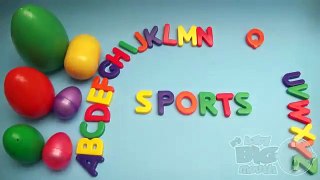 BABY BIG MOUTH SURPRISE EGG LEARN TO SPELL SPORTS