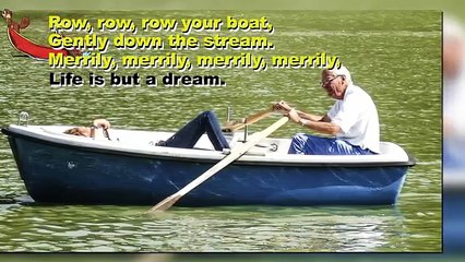 Row, Row, Row your Boat | Lyrics for Karaoke