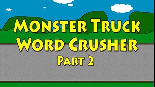 Monster Truck Word Crusher Part 2 Purple Monster Truck