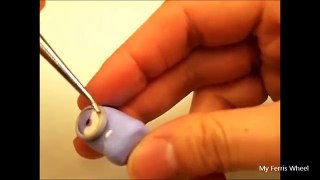 How to make a miniature evil purple minion out of polymer clay (Despicable Me 2)