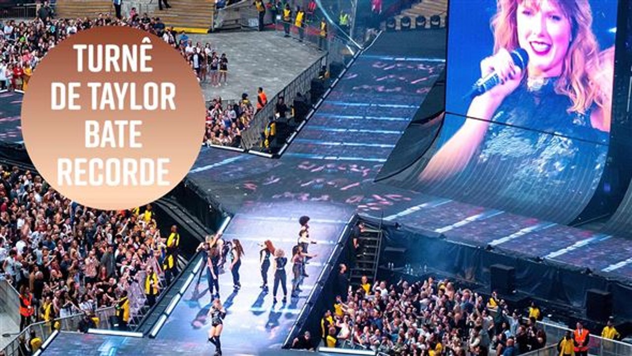 Taylor Swift bate recorde com sua turnê