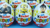 12 Jajko Niespodzianka Despicable Me 3 Kinder Niespodzianki Minionki 3 Jajka