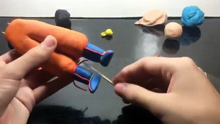 Como hacer a Goku Ssj Blue de Plastilina