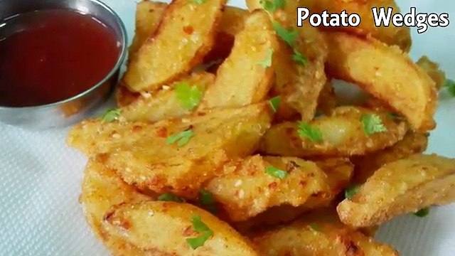 Potato Wedges || Crispy Potato Wedges || Easy Tasty Snack Recipe ( Vegan)
