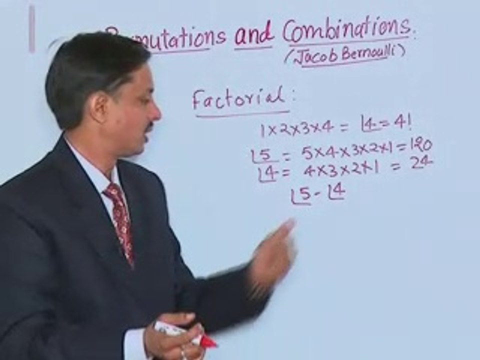 Permutation and combination class 11