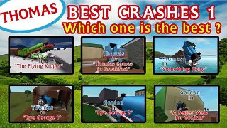 The Best Crashes 1 | Thomas and Friends Roblox Accidents Remake