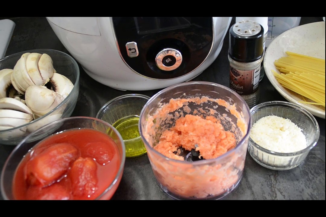 Spaghettis bolognaise saumon weight watchers cookeo