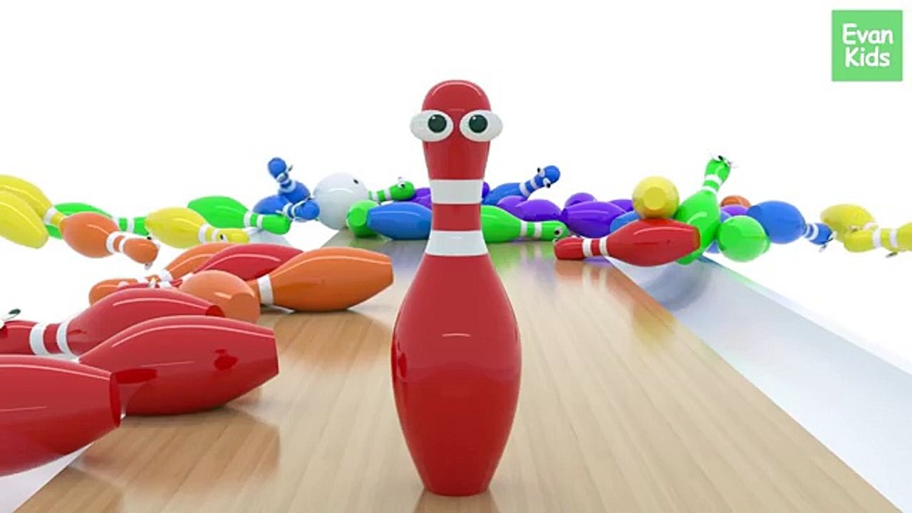 Learning Colors with 3D Bowling Game, Colors Collection
