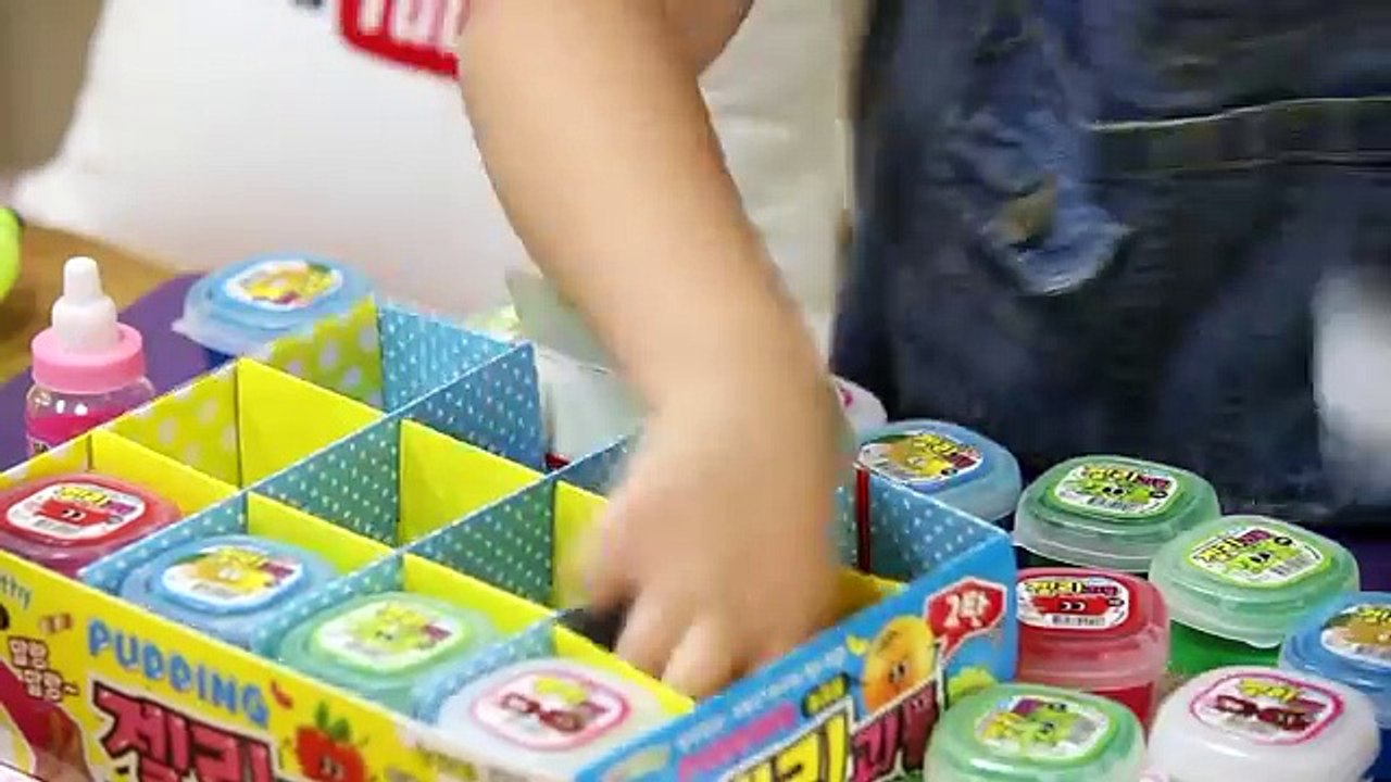 [재밌는것들] 플로라의 액괴 사촌 젤리몬스터(Jelly Monster) 젤리괴물과 놀기_헬로플로라