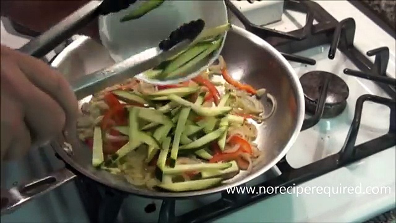 Penne Pasta with Zucchini NoRecipeRequired.com