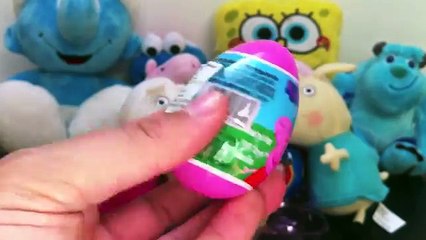 Скачать видео: 3 Star Wars Peppa pig Penguins of Madagascar kinder surprise eggs unwrapping lababymusica