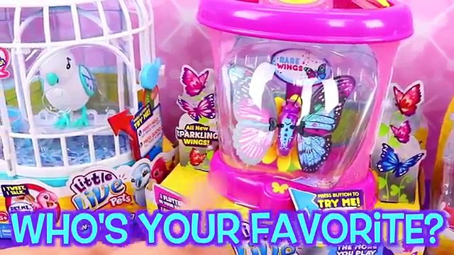 LITTLE LIVE PETS Birds Tweet Talking Owls & Fluttery Wings Butterfly Pets for Disney Princ