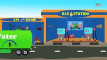 Gas Station | Car Video | Gas Station For Kids
