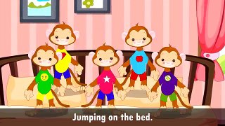 Five little monkeys jumping on the bed 5 Little Monkeys Best!