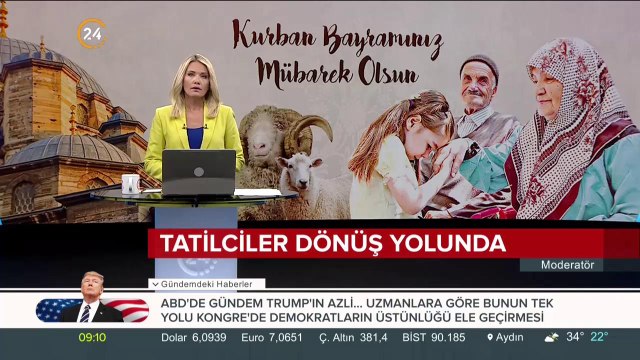 Tatilciler dönüş yolunda