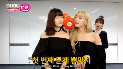 [쇼챔피언 커튼톡][ENG] 얼굴과 얼굴을 맞댄 라붐, 게임하다가 경악하게 된 이유