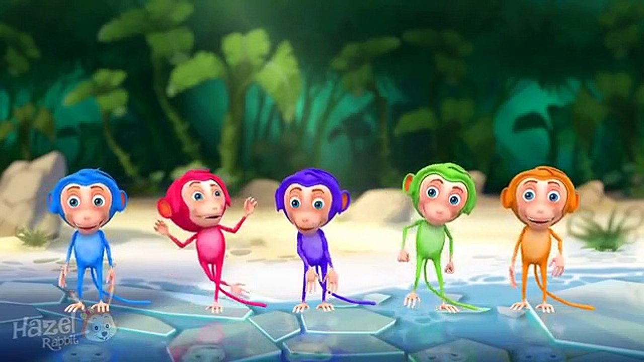 ABCD Poem, Five Little Monkey Rhymes on Peppy TV