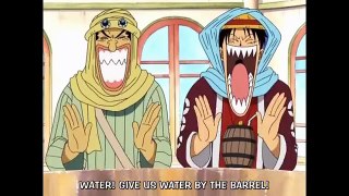 One Piece Luffy and usopp find water
