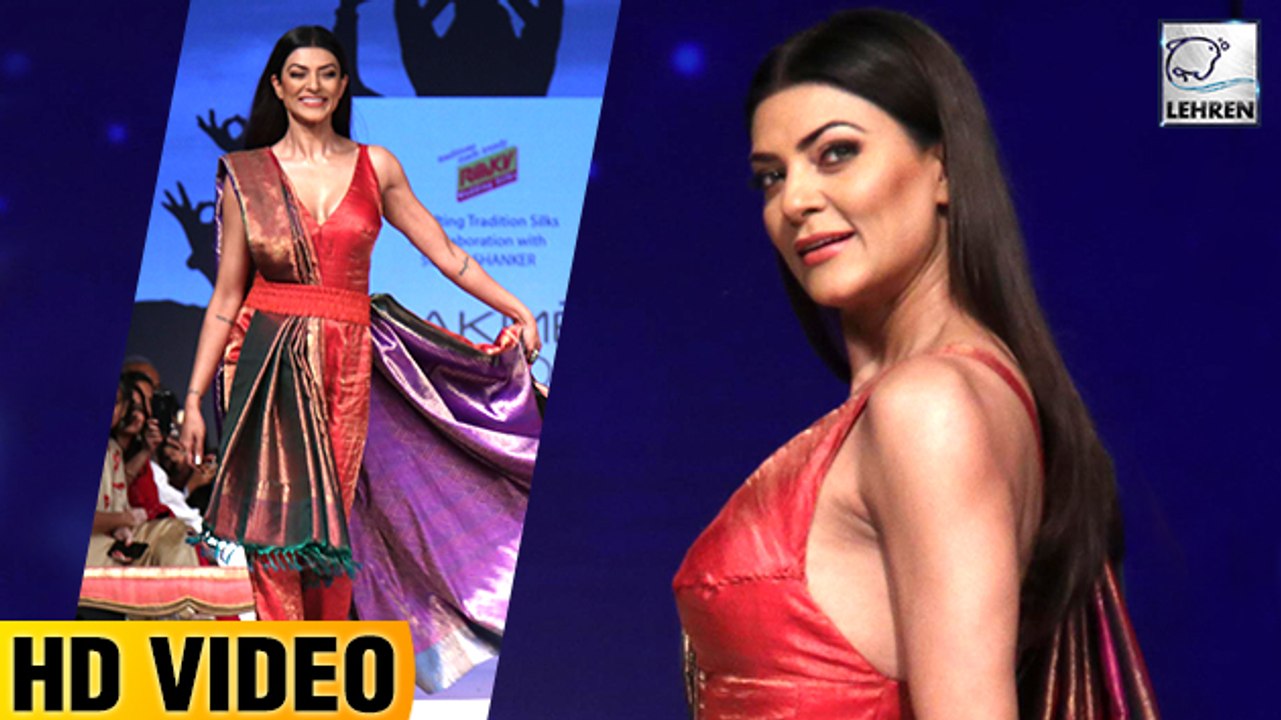 Sushmita Sen Walks The Ramp At Lakme Fashion Week 2018 Day 2