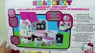Ambulancia de Hello Kitty Hello Kitty Ambulance Playset Juguetes de Hello Kitty