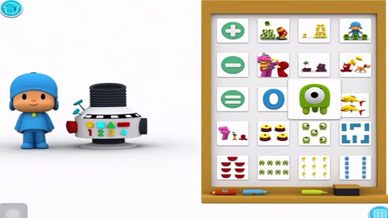 Kids Number Machine Math Fun Park Playset