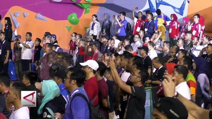 Panjat tebing sumbang satu emas di Palembang