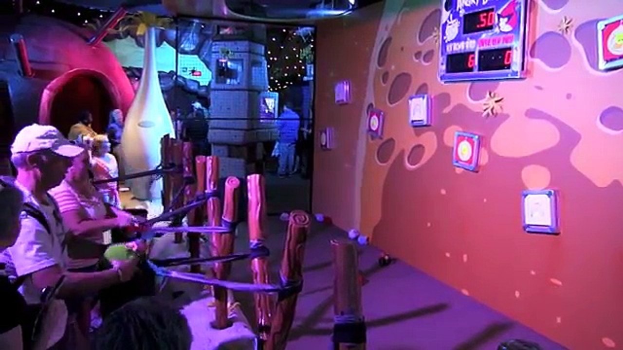 New Angry Birds Space Encounter attrion at Kennedy Space Center Visitor Complex