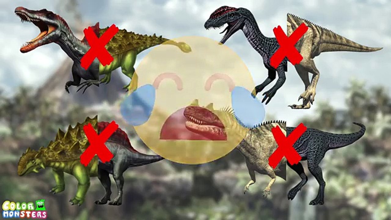 Wrong Heads Dinosaurs! Match Up Game Ankylosaurus Ceratosaurus Dilophosaurus Spinosaurus C