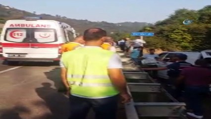 Ordu'da trafik kazası: 6’sı çocuk 10 yaralı
