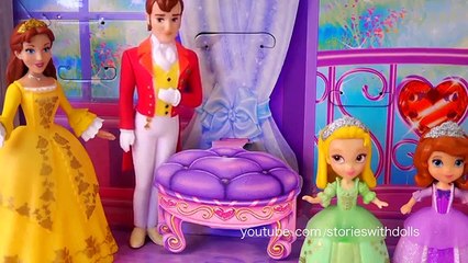 Play Doh Jewels for Sofia the First ! Toys and Dolls Fun for Kids Playing with Sofia Plays