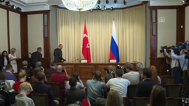 Çavuşoğlu - Lavrov ortak basın toplantısı (1) - MOSKOVA