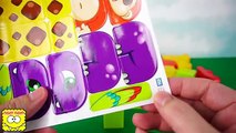 Building Blocks Toys Zoo Animals Train, Mega Bloks to Learn Colors and Animal Names for To