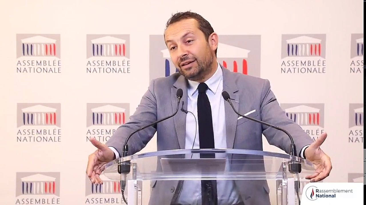 Conférence de presse de Sébastien Chenu à l'Assemblée Nationale