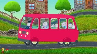 The Wheels On The Bus Go Round and Round | FunForKidsTV Nursery Rhymes