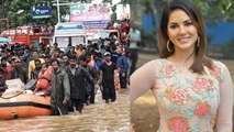 sunny leone donate 5 crore rupees for kerala flood victims is still a question