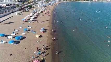 Mersin Sahillerinde Bayram Tatili Hareketliliği