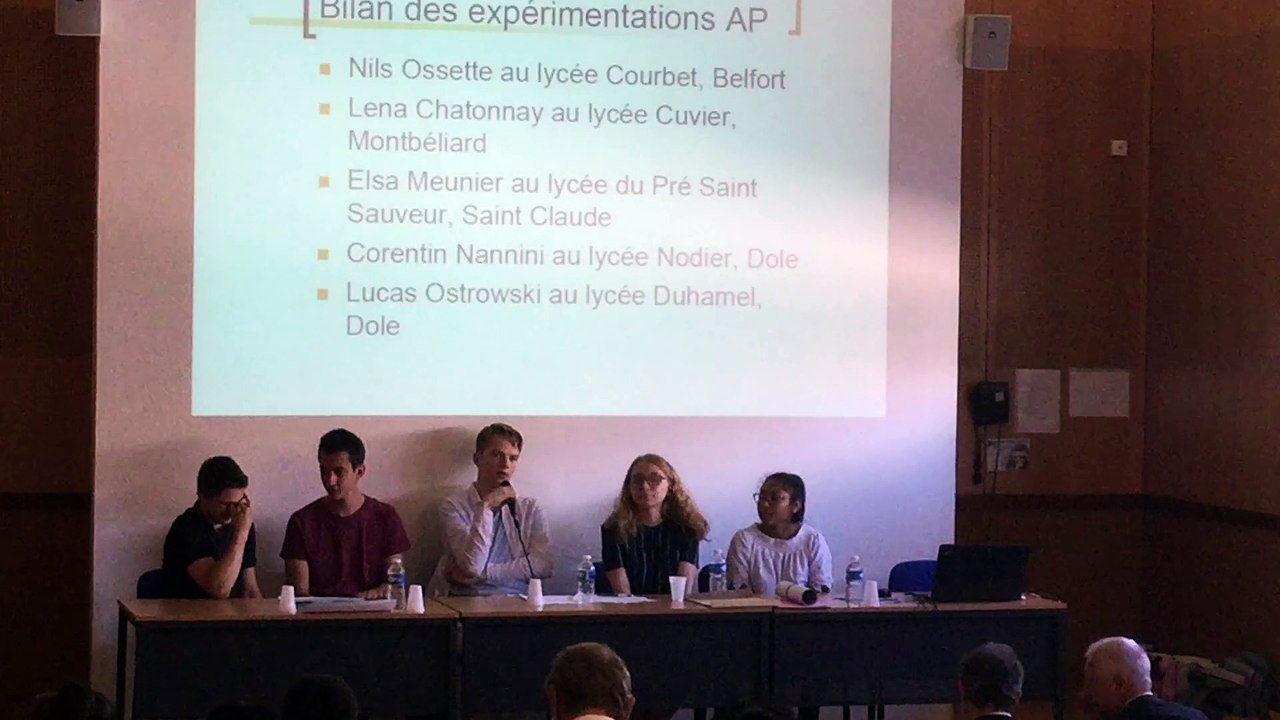 Bilan conseil académique de la vie lycéenne - Juin 2018