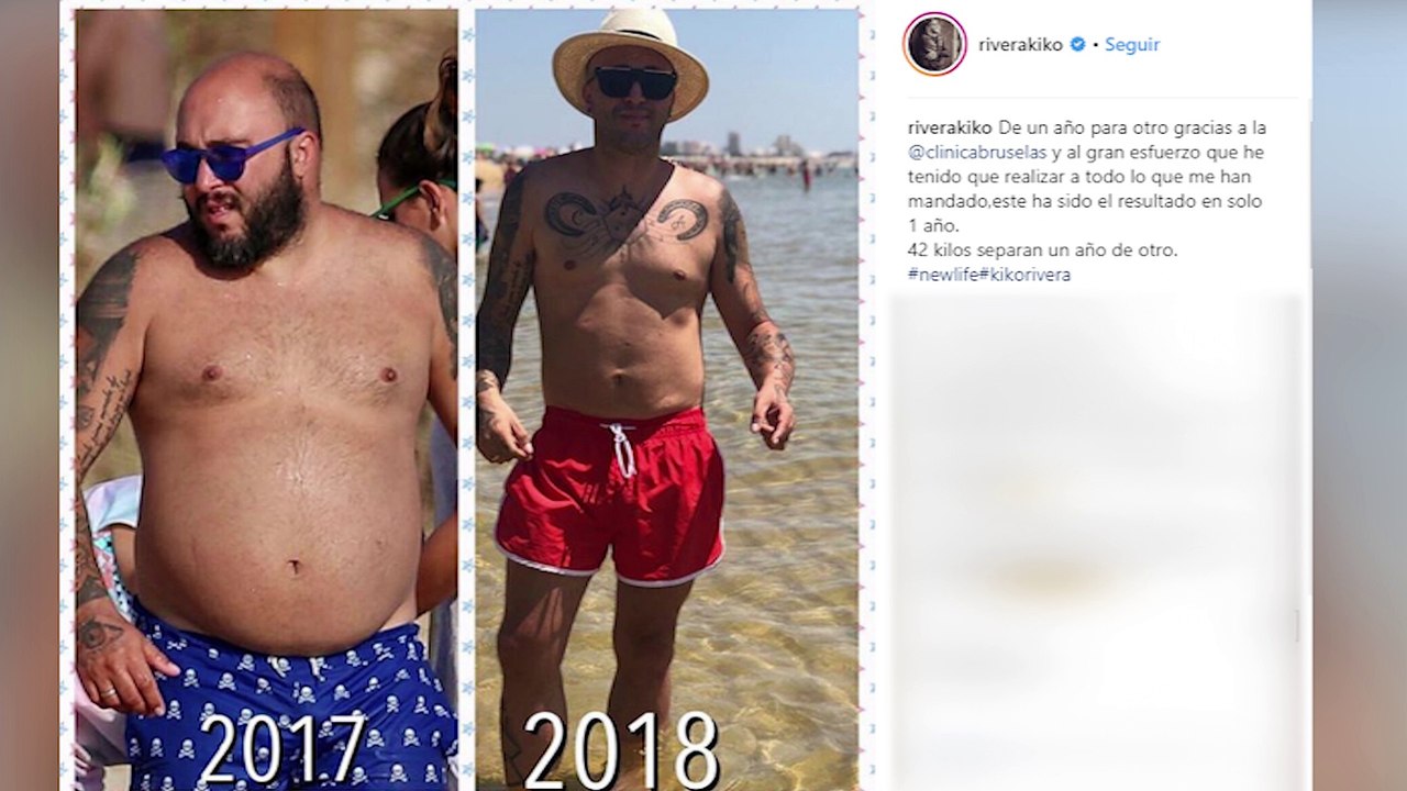 Kiko Rivera presume una vez más de su notable cambio físico