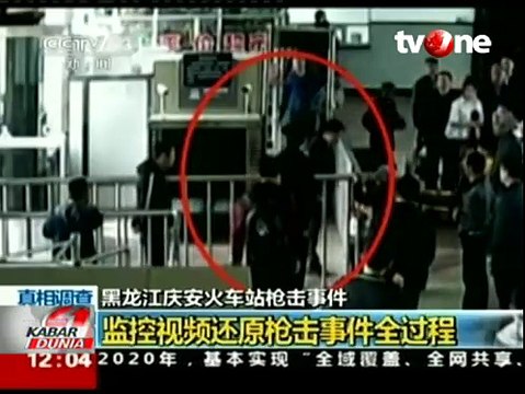 Rekaman CCTV Polisi Tembak Warga di China