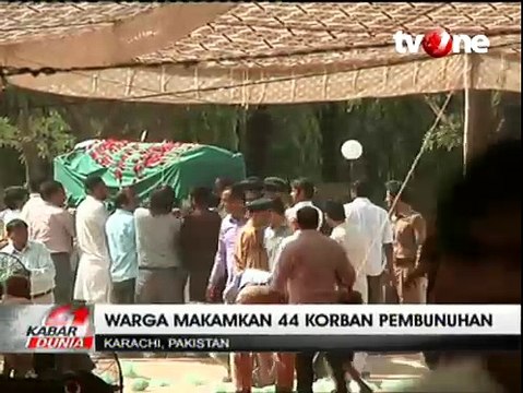 44 Warga Syiah Korban Pembunuhan di Pakistan Dimakamkan Massal