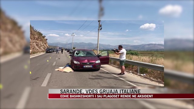 Aksidenti Sarandë-Ksamil, humb jetën turistja italiane - News, Lajme - Vizion Plus